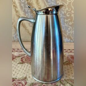 Vintage WMF Cromargan Stainless Steel Insulated Carafe Coffee Pot Server 20 OZ